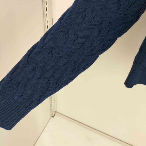 ポロラルフローレン POLO RALPH LAUREN ケーブル ニット カーディガン レディース import:L
