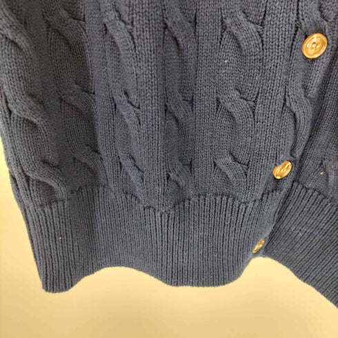 ポロラルフローレン POLO RALPH LAUREN ケーブル ニット カーディガン レディース import:L