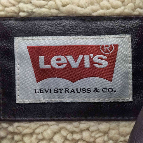 リーバイス Levis 裏ボア フェイクレザージャケット メンズ import:S