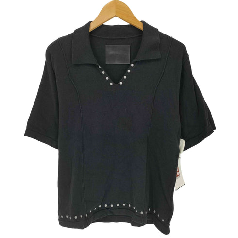 ANDER HUNK アンダーハンク スタッズデザインスキッパーポロ メンズ import:M