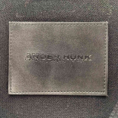 ANDER HUNK アンダーハンク スタッズデザインスキッパーポロ メンズ import:M