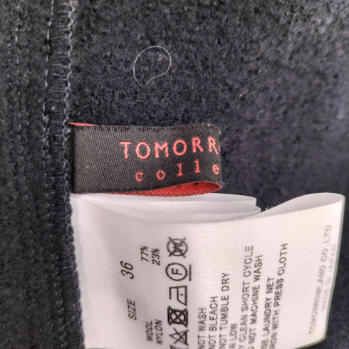 トゥモローランドコレクション TOMORROWLAND collection リングニット フレンチスリーブワンピース レディース 36