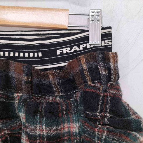 フラボア FRAPBOIS クレイジーパターン チェック ウール スカート レディース JPN:0