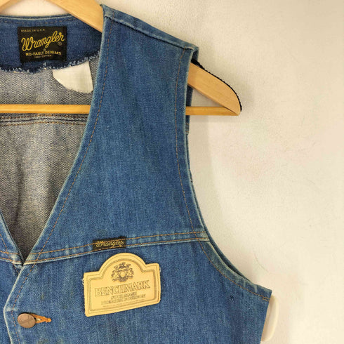 ラングラー Wrangler 80S USA製 デニムベスト メンズ