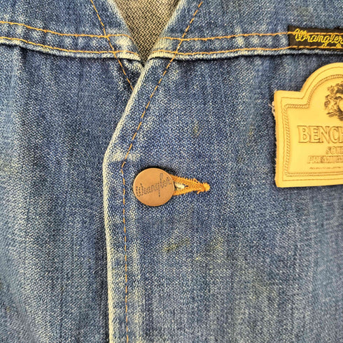 ラングラー Wrangler 80S USA製 デニムベスト メンズ