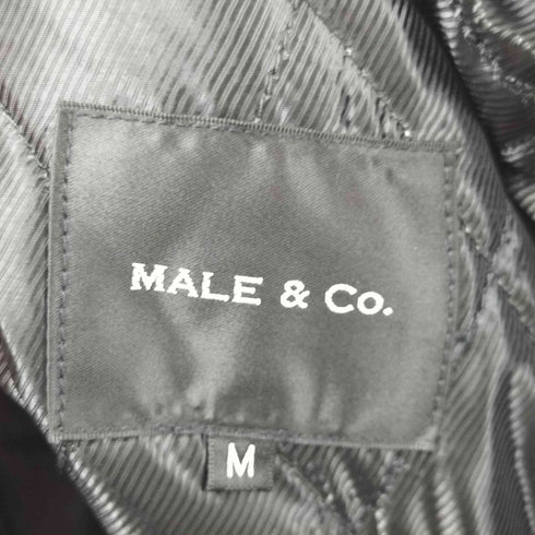 メイルアンドコー MALE & Co. ラムレザー ライナー付き レザージャケット メンズ JPN:M