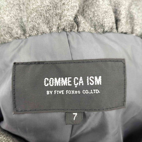 コムサイズム COMME CA ISM ショールカラー スナップ ダウンジャケット レディース JPN:7号