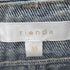 リエンダ rienda 25ss フリンジマーメイドデニムジャストウエストスカート レディース JPN:M
