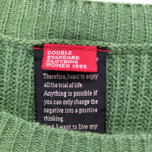 ダブルスタンダードクロージング DOUBLE STANDARD CLOTHING ウール混 クルーネックニット レディース FREE