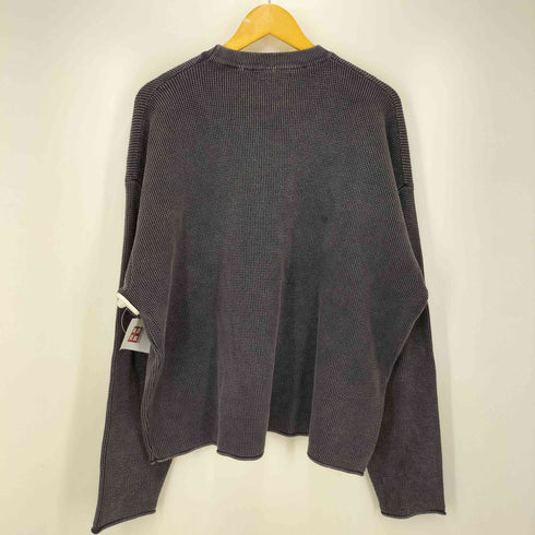 ザラ ZARA ピグメント 加工 テクスチャー ワッフル セーター メンズ import:XL