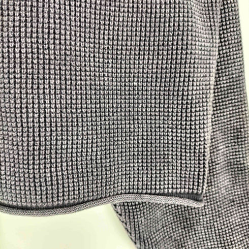 ザラ ZARA ピグメント 加工 テクスチャー ワッフル セーター メンズ import:XL