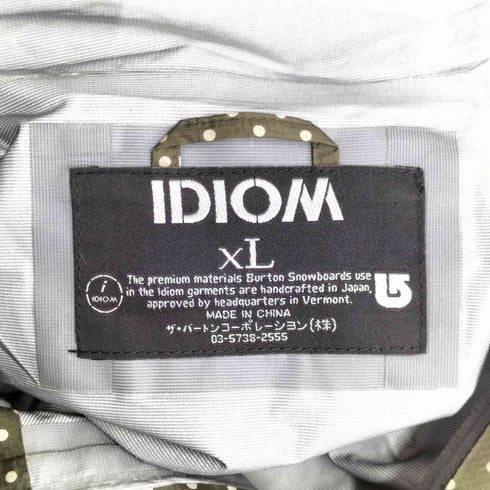 バートン BURTON idiom ドット シェルジャケット メンズ import:XL
