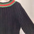 ダブルスタンダードクロージング DOUBLE STANDARD CLOTHING ウール混 ヘリンボーンvネックニット レディース 36