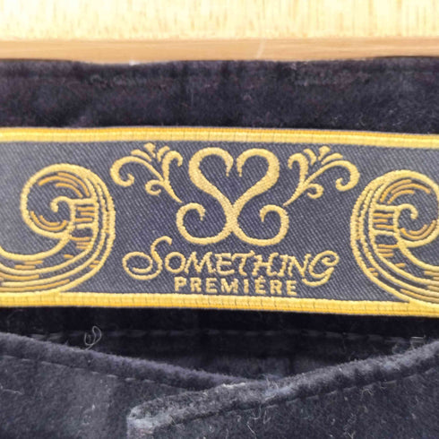サムシング SOMETHING ローライズ ベロアフレアパンツ Y2K レディース JPN:XS