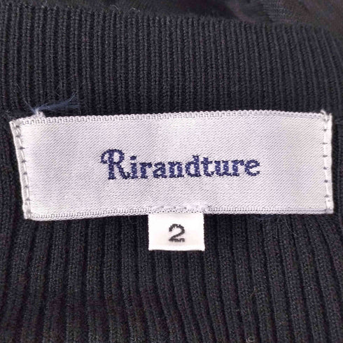リランドチュール Rirandture ドットチュールキャミ×ニットワンピースセット レディース JPN:2