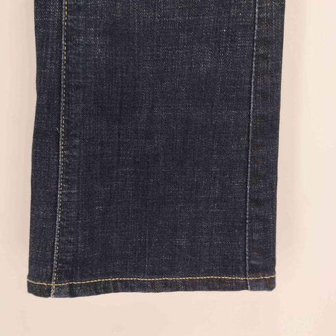 サムシング SOMETHING VIENUS JEAN ビーナスジーン ローライズ ヒップ刺繍 ウォッシュドフレアデニム Y2K レディース 27