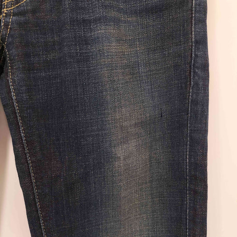 サムシング SOMETHING VIENUS JEAN ビーナスジーン ローライズ ヒップ刺繍 ウォッシュドフレアデニム Y2K レディース 27