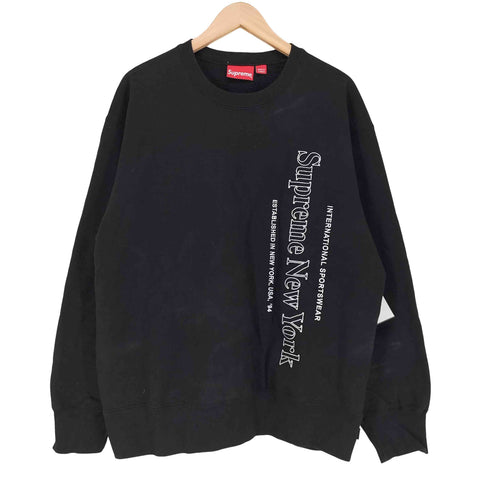 シュプリーム Supreme 20AW Side Logo Crewneck サイド ロゴ クルーネック スウェット トレーナー メンズ M