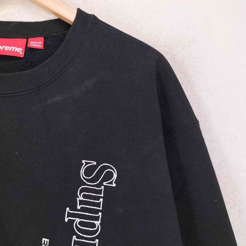 シュプリーム Supreme 20AW Side Logo Crewneck サイド ロゴ クルーネック スウェット トレーナー メンズ M