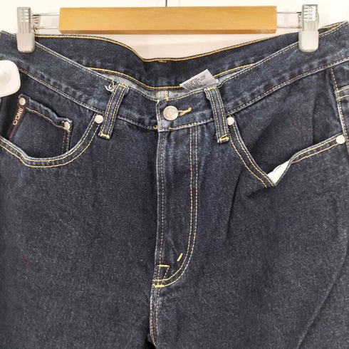 JINGO JEANS/ 濃紺 ワイドテーパードデニムパンツ メンズ FR:36-38