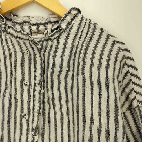 サマンサモスモス samansa Mos2 【Slow Linen】フリルピンタックブラウス レディース FREE