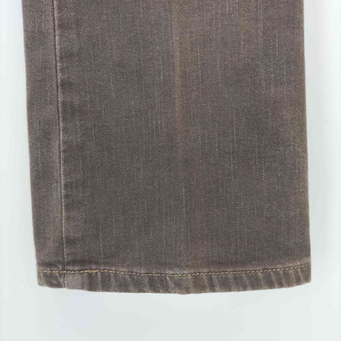 サムシング SOMETHING VIENUS JEAN ビーナスジーン ヒップ刺繍 ハラコパッチ ローライズフレアデニム Y2K レディース 27