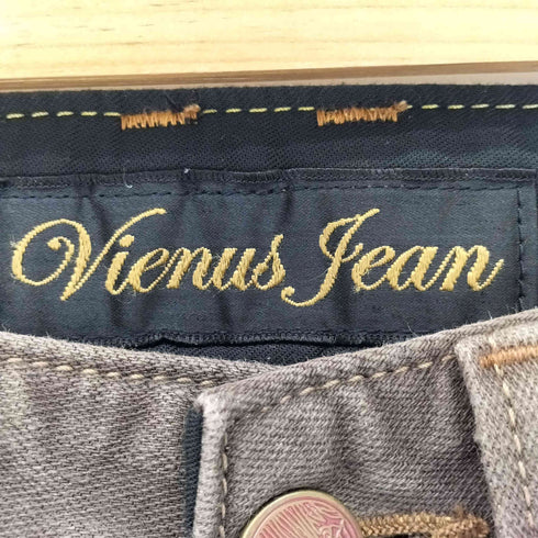 サムシング SOMETHING VIENUS JEAN ビーナスジーン ヒップ刺繍 ハラコパッチ ローライズフレアデニム Y2K レディース 27