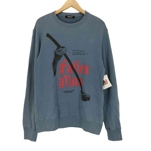 アンダーカバー UNDERCOVER 20aw Fallen Man プリント クルーネック スウェット トレーナー メンズ 2