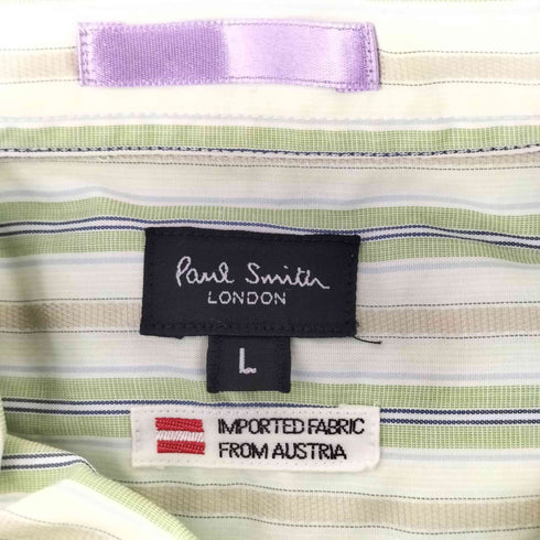 ポールスミス Paul Smith ストライプ S/S シャツ メンズ import:L