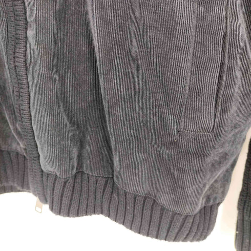 ペリーエリス PERRY ELLIS PREMIUM ニット切替 ジップアップ ニットブルゾン メンズ L