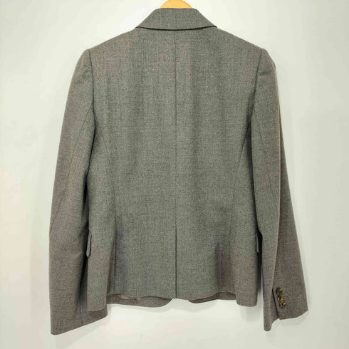 マーガレットハウエル MARGARET HOWELL ウール100 2B ピークドラペル シングル テーラードジャケット + スカート セットアップ レディース 1