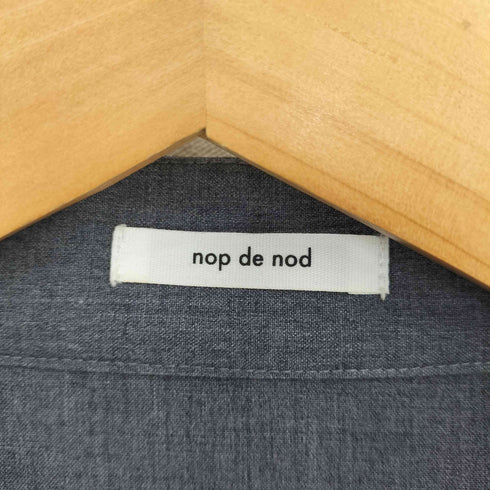 ノップデノッド nop de nod トロボトルネックジャケット ノーカラージャケット メンズ M