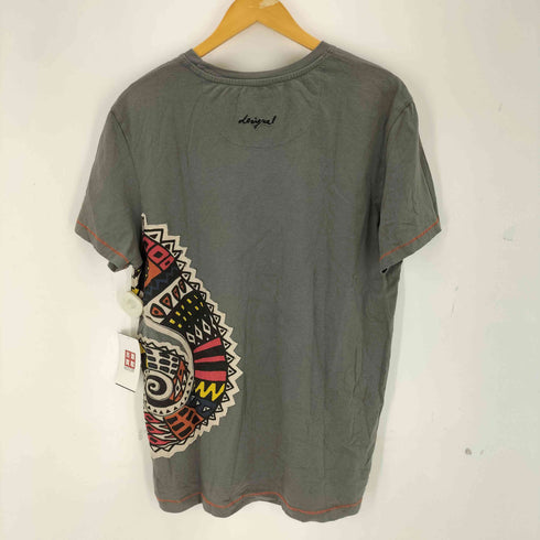 デシグアル Desigual 大柄ワッペン半袖Tシャツ メンズ import:L