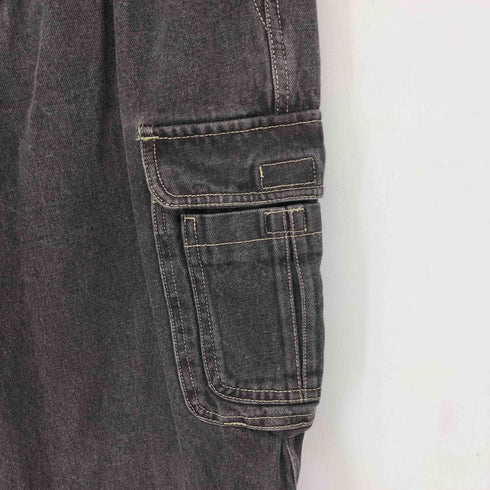 our gear カーゴ ブラック デニムパンツ メンズ JPN:2
