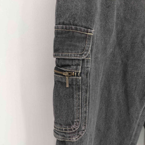 our gear カーゴ ブラック デニムパンツ メンズ JPN:2