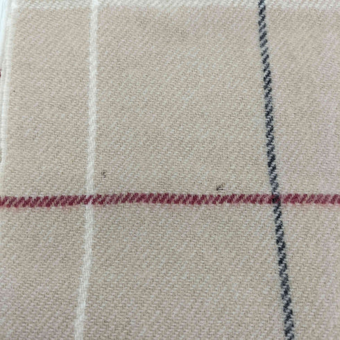 バーバリーロンドン BURBERRY LONDON ウール チェック フリンジ 大判マフラー レディース