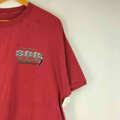 ガールプリント 両面 クルーネックTシャツ メンズ
