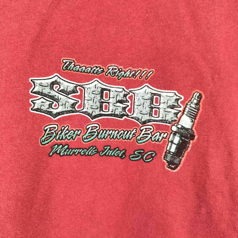 ガールプリント 両面 クルーネックTシャツ メンズ