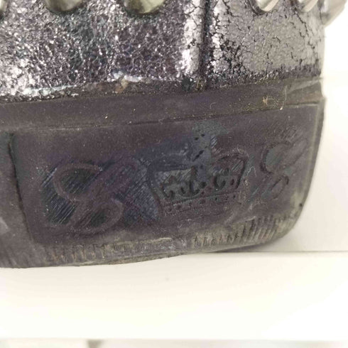 LEATHER CROWN レザークラウン 本革 スタッズ スニーカー Y2K レディース 37