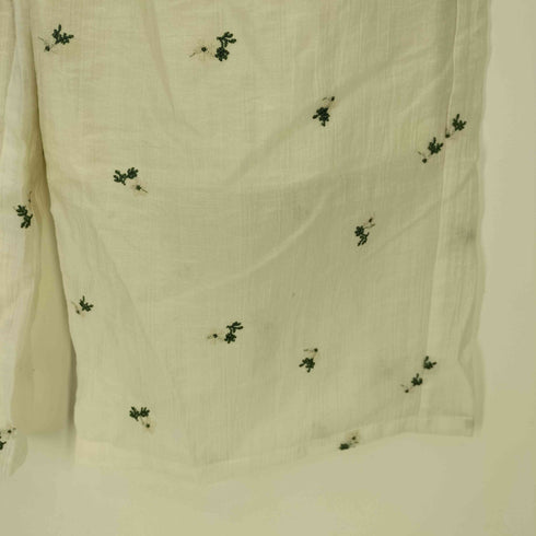 サマンサモスモス samansa Mos2 26SS シアー楊柳刺繍イージーパンツ レディース FREE
