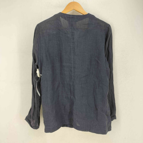スティルバイハンド STILL BY HAND リネン100 ノーカラージャケット メンズ 46