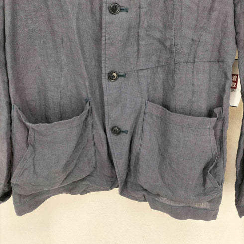 スティルバイハンド STILL BY HAND リネン100 ノーカラージャケット メンズ 46