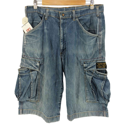 ポロジーンズカンパニーラルフローレン POLO JEANS COMPANY RALPH LAUREN 90-00S MILITARY PANT ミリタリー パンツ デニム カーゴ ショーツ メンズ 34
