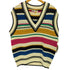 ザラ ZARA MULTI-COLORED OVERSIZED VEST レディース import:S