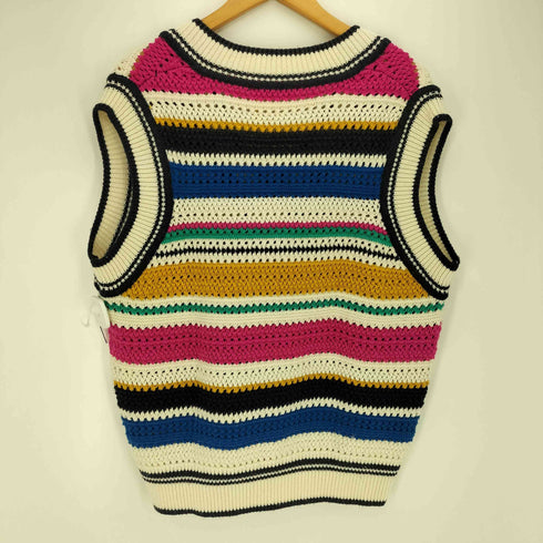 ザラ ZARA MULTI-COLORED OVERSIZED VEST レディース import:S