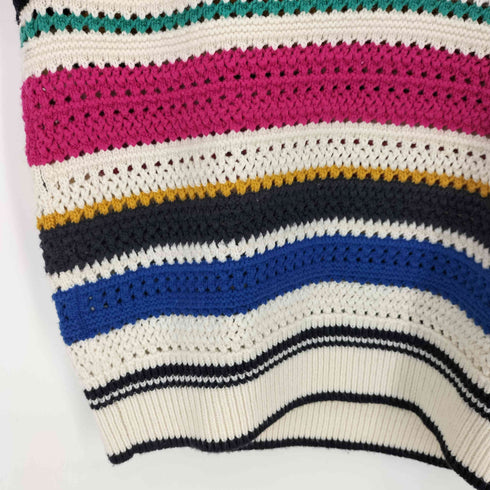 ザラ ZARA MULTI-COLORED OVERSIZED VEST レディース import:S