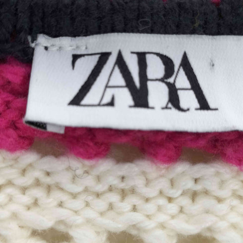 ザラ ZARA MULTI-COLORED OVERSIZED VEST レディース import:S