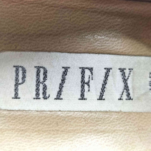 PRIFIX レザー レースアップ パンプス レディース JPN:24