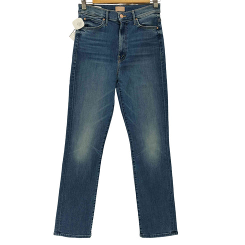 マザー mother ストレートレッグ ストレッチデニムパンツ レディース 28