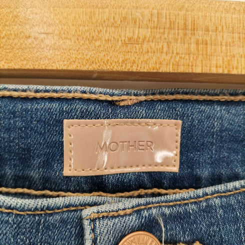 マザー mother ストレートレッグ ストレッチデニムパンツ レディース 28